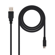 CABLE USB 2.0 TIPO AM-MICRO USB BM 0.8 M NANOCABLE 10.01.0500