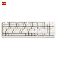 TECLADO NGS CABLE SPIKE BLANCO USB