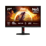 MONITOR GAMING 27" AOC Q27G4ZR MULTIMEDIA QHD 0.3MS 260HZ IPS NEGRO