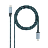 CABLE USB 3.2 GEN2 5A USB-CM-USB-CM NEGGR 3 M NANOCABLE 10.01.4103-COMB