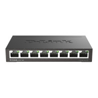 SWITCH D-LINK 8P DGS-108 E 10 100 1000 METAL SOHO