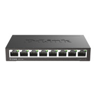 SWITCH D-LINK 8P DGS-108 E 10 100 1000 METAL SOHO