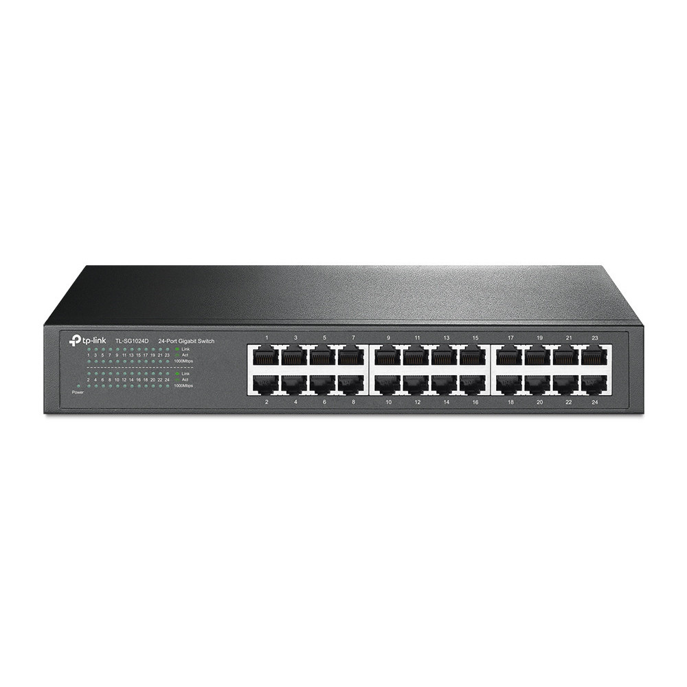 SWITCH TP-LINK 24P TL-SG1024D 10 100 1000 RACK