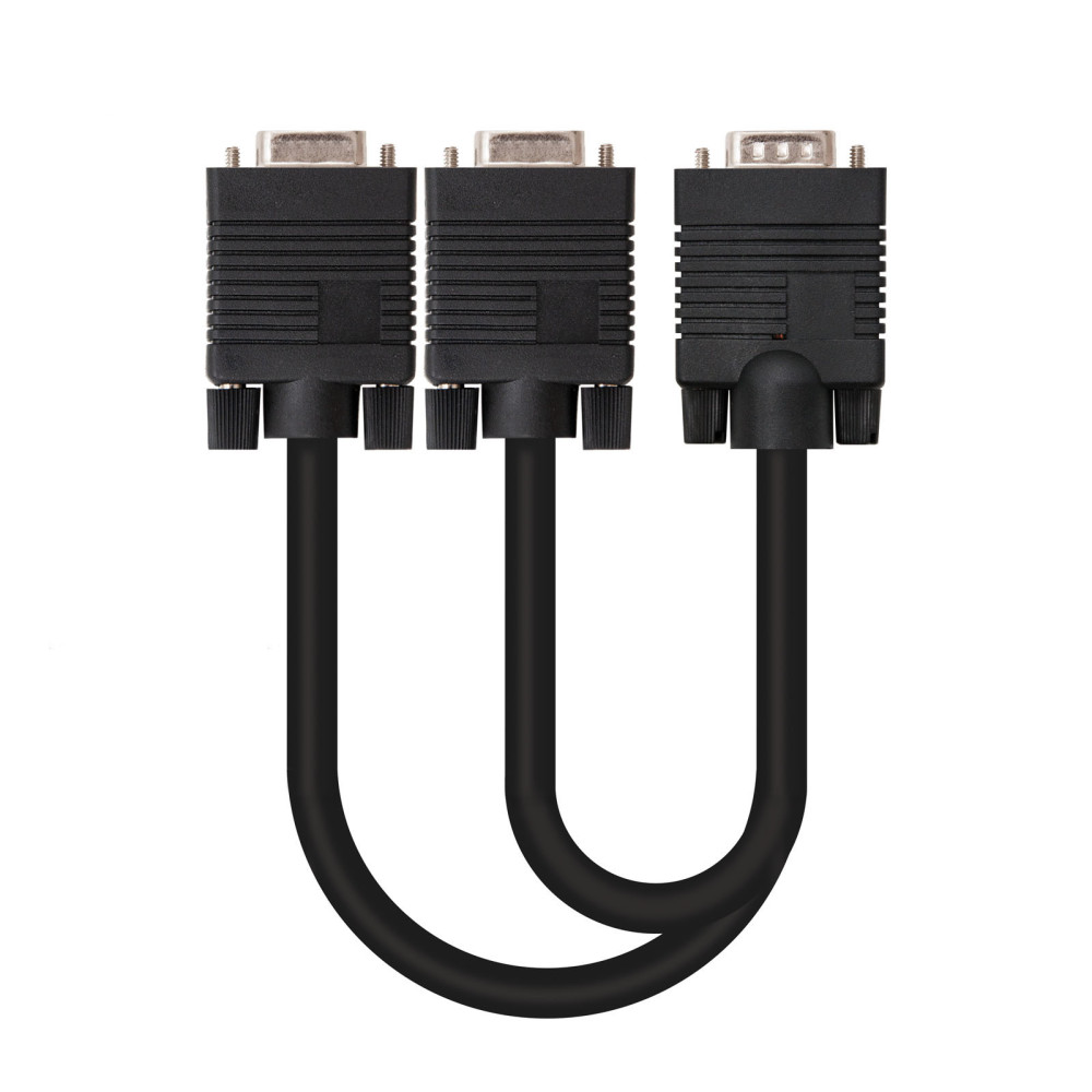 CABLE BIFURCADOR SVGA HDB15M-2XHDB15H 45 CM NANOCABLE 10.15.2000