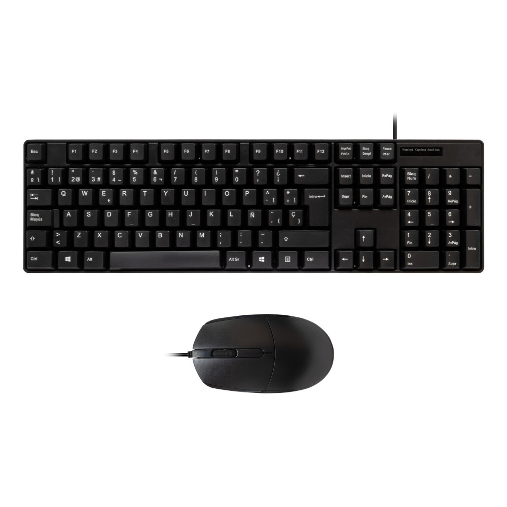 TECLADO UNYKA USB KIT TR OEM 105 TECLAS NEGRO UK50545