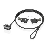 CABLE SEGURIDAD CERRADURA DE LLAVE PORTATIL 1.5M AISENS ASLK-D40K04-BK