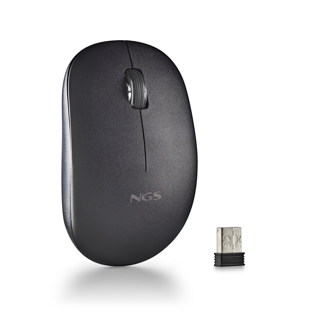 RATON NGS INALAMBRICO FOG PRO BLACK USB 1000DPI