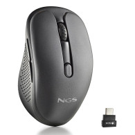 RATON NGS INALAMBRICO EVOJOT BLACK RECARGABLE MULTIMODO NEGRO USB-C