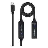 CABLE USB 3.0 PROLONGADOR AMPLIFICADOR TIPO AM-AH 15 M NANOCABLE 10.01.0313
