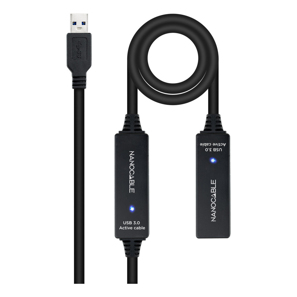 CABLE USB 3.0 PROLONGADOR AMPLIFICADOR TIPO AM-AH 15 M NANOCABLE 10.01.0313
