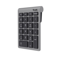 TECLADO NUMERICO INALAMBRICO TRUST XALAS PLATA