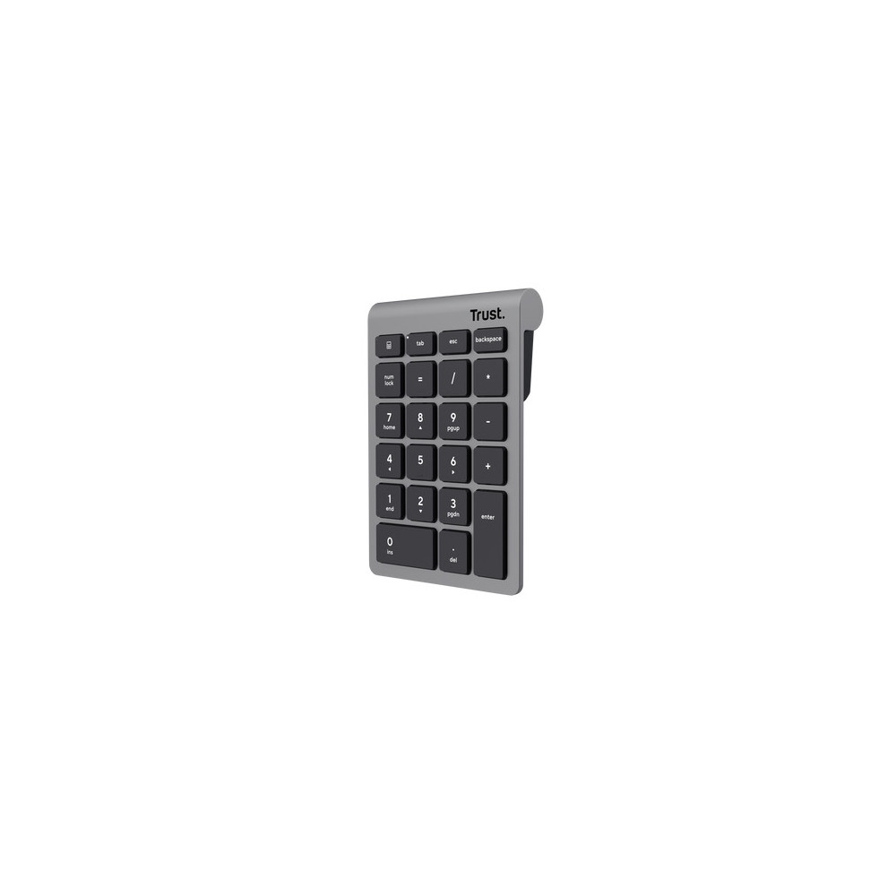 TECLADO NUMERICO INALAMBRICO TRUST XALAS PLATA