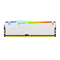 Memoria DDR5 Kingston Fury Beast RGB 32GB 2x16GB 6000MHz CL36 EXPO-XMP Blanco