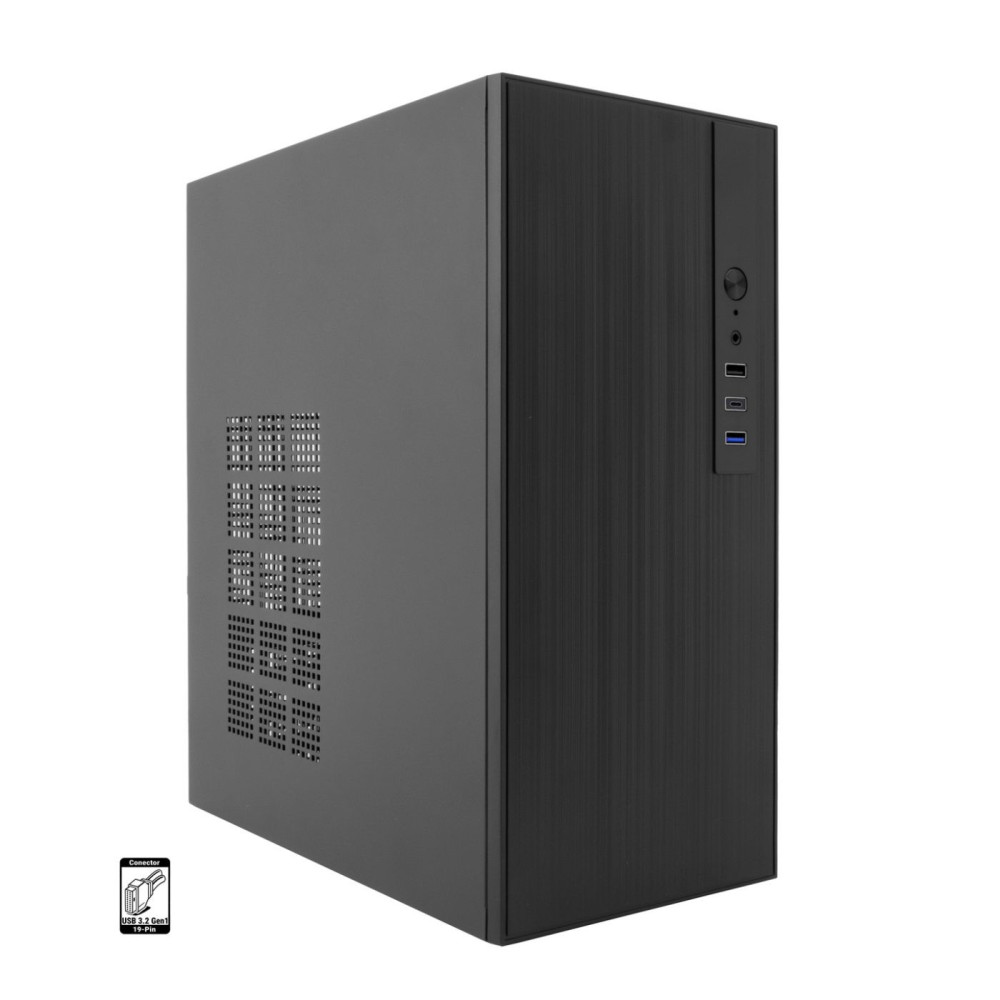 CAJA MICRO-ATX SEMITORRE COOLBOX M460(SIN FUENTE) 2USB3.2 1USB2.0