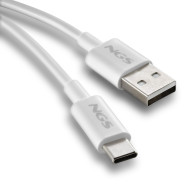 CABLE NGS CARGA RAPIDA DE USB A A USB C DE 1 M DE LONGITUD 15W WHITE