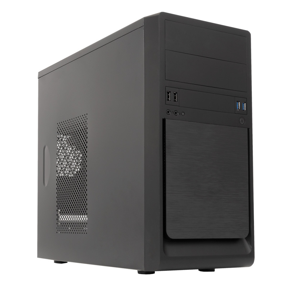 CAJA MICRO-ATX SEMITORRE UNYKA 6023 U3 2USB3.0 (Fuente 500W) NEGRA 51992