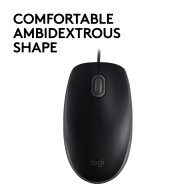 RATON LOGITECH USB B110 SILENT NEGRO 910-005508