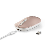 RATON NGS INALAMBRICO SHELL-RB RECARGABLE BT MULTIMODO SILENCIOSOuc