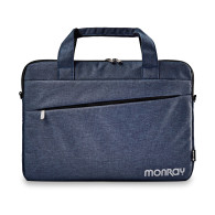 BOLSA PORTATIL 15.6 NGS CHARTER BOLSILLO EXTERIOR AZUL OSCURO JASPEADO