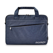 BOLSA PORTATIL 15.6 NGS CHARTER BOLSILLO EXTERIOR AZUL OSCURO JASPEADO