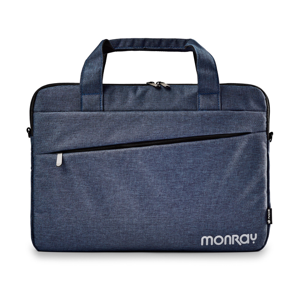 BOLSA PORTATIL 15.6 NGS CHARTER BOLSILLO EXTERIOR AZUL OSCURO JASPEADO