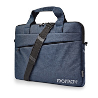 BOLSA PORTATIL 15.6 NGS CHARTER BOLSILLO EXTERIOR AZUL OSCURO JASPEADO