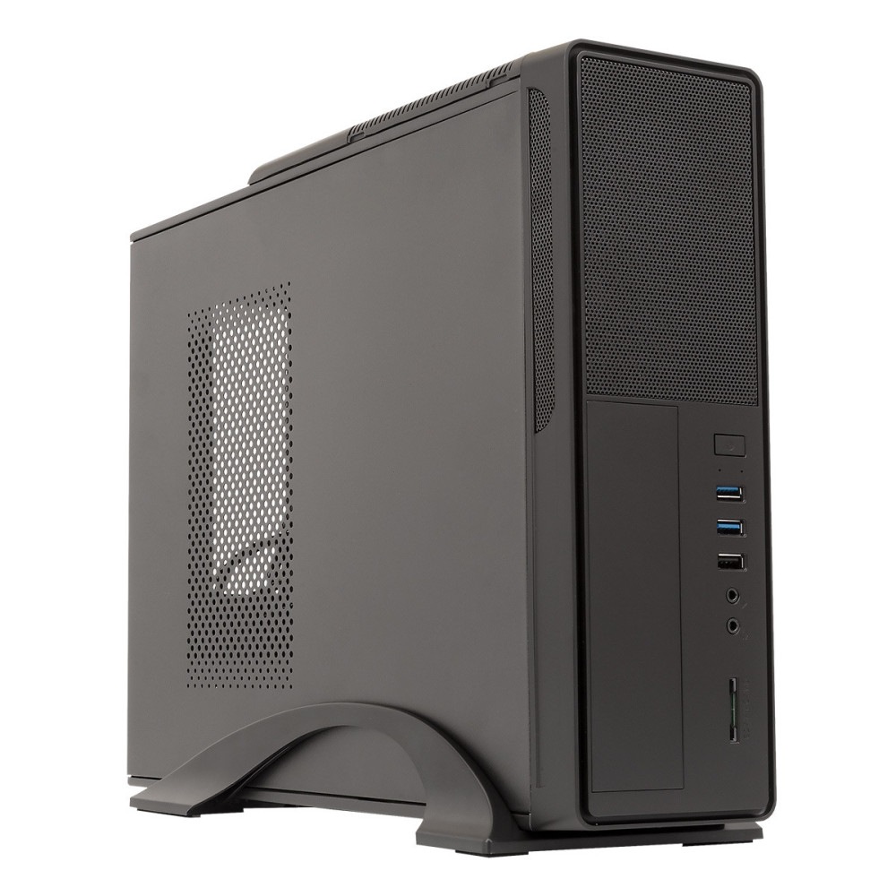 CAJA MICRO-ATX MINI-ITX SOBREMESA UNYKA 2010 USB3 (SFX300W CERT.) NEGRA 52085