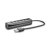 HUB USB NGS 7 PUERTOS USB 2.0 CON ADAPTADOR DE CORRIENTE IHUB7 TINY