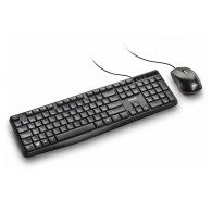 TECLADO NGS RATON COCOA KIT V2 USB 12 TECLAS MULTIMEDIA NEGRO