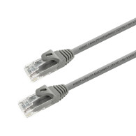 CABLE RED LATIGUILLO RJ45 LSZH CAT.6A UTP AWG24 GRIS 0.5M AISENS A145-0325