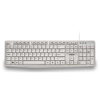 TECLADO NGS HERITAGE USB 12 TECLAS MULTIMEDIA BLANCO
