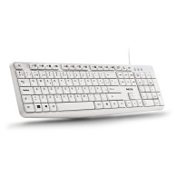 TECLADO NGS HERITAGE USB 12 TECLAS MULTIMEDIA BLANCO