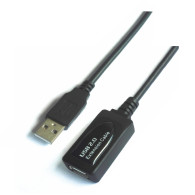 CABLE USB 2.0 PROLONGADOR CON AMPLIFICADOR TIPO AM-AH 5.0M AISENS A101-0018