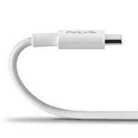 CABLE NGS CARGA RAPIDA DE USB C A USB C DE 1 M DE LONGITUD 60W WHITE