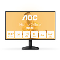 MONITOR 23.8" AOC 24B31H FULLHD LED IPS 120HZ 1MS NEGRO