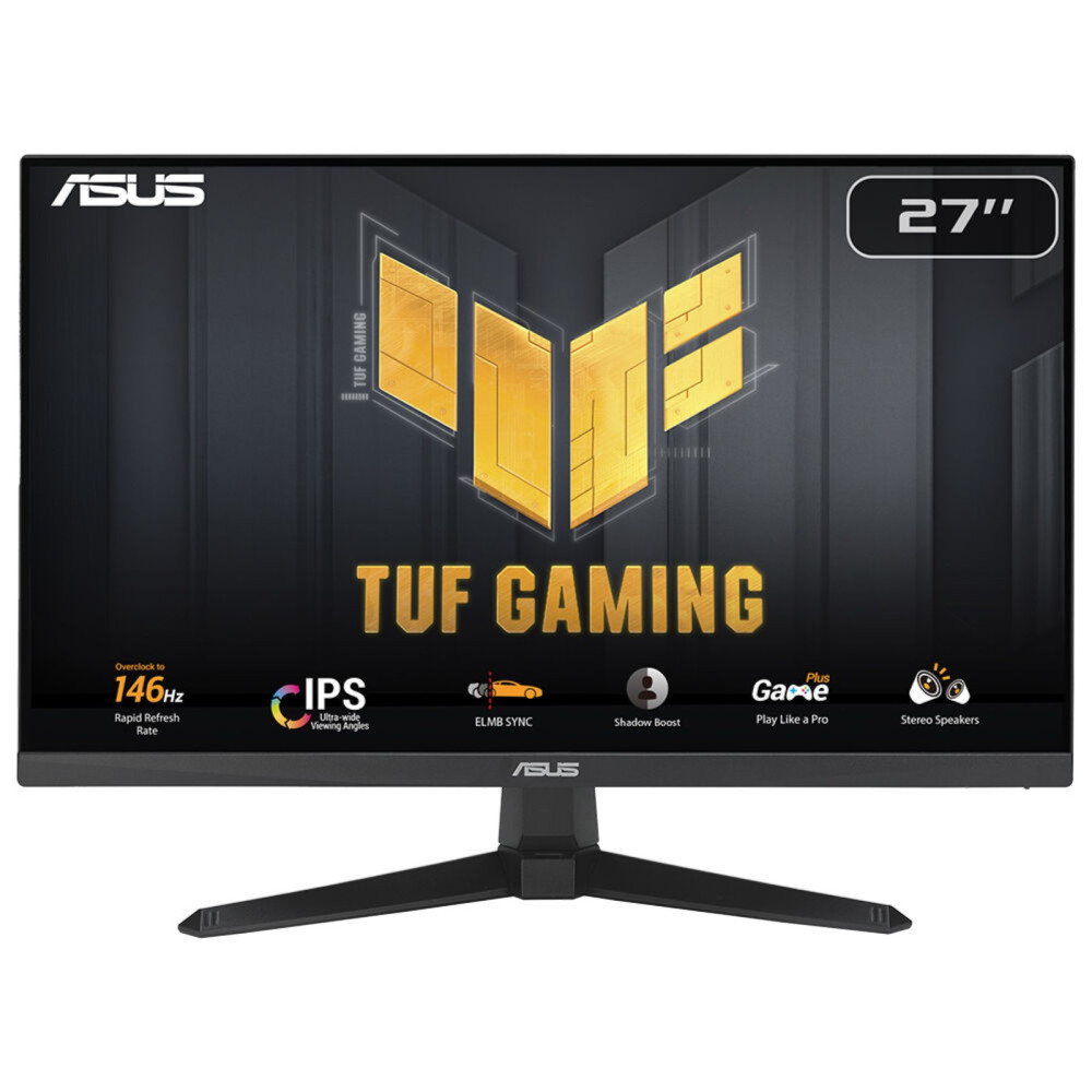 MONITOR 27 ASUS GAMING TUF VG279QE5A IPS FHD 1MS 146HZ HDMI DP MM NEGRO