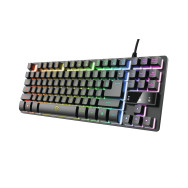 TECLADO GAMING TRUST GAMING GXT 833 THADO NEGRO 24067  TECL-TR-24067
