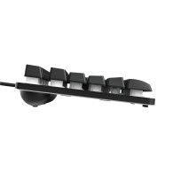 TECLADO GAMING TRUST GAMING GXT 833 THADO NEGRO 24067  TECL-TR-24067