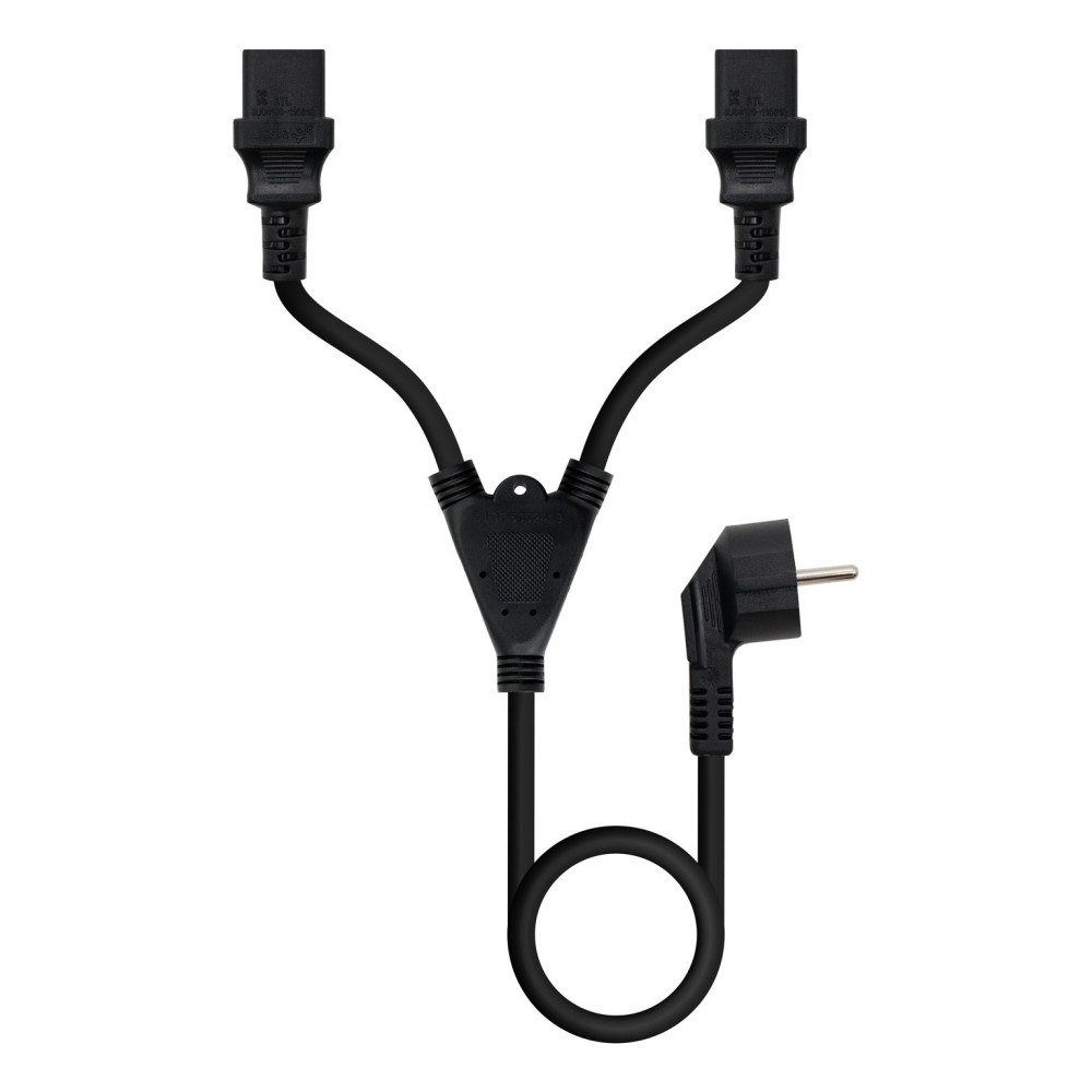 CABLE ALIMENTACION CEE7 M - 2XC13 H 3 M 10.22.0100-L300 NANOCABLE