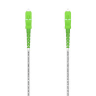 CABLE FIBRA OPTICA G657A2 9-125 SX DCA LSZH SC-APC BLANCO 7.0M AISENS A152-0497