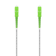 CABLE FIBRA OPTICA G657A2 9-125 SX DCA LSZH SC-APC BLANCO 7.0M AISENS A152-0497
