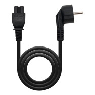 CABLE ALIM. TREBOL CEE7 ACODADOM-C5H 1.5 M NANOCABLE 10.22.0302