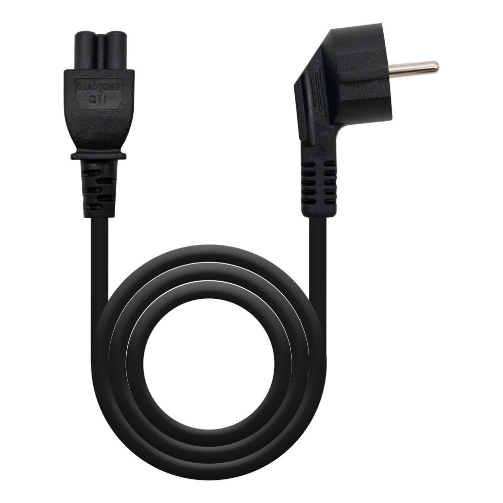 CABLE ALIM. TREBOL CEE7 ACODADOM-C5H 1.5 M NANOCABLE 10.22.0302