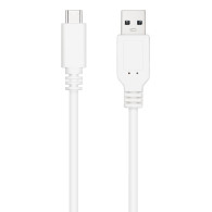 CABLE USB 2.0 3A TIPO USB-CM-AM BLANCO 1M NANOCABLE 10.01.2101-W