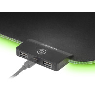 ALFOMBRILLA MARS GAMING XXL HUB 2 USB