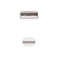 CABLE LIGHTNING IPHONE A USB 2 IPHONE LIGHTNING-USB AM 1 M NANOCABLE 10.10.0401