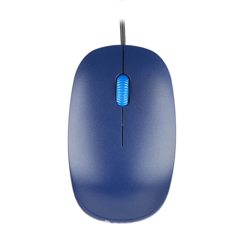 RATON NGS USB OPTICAL WIRED MOUSE FLAME BLUE