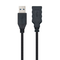 CABLE USB 3.0 TIPO AM-AH NEGRO 2.0 M NANOCABLE 10.01.0902-BK