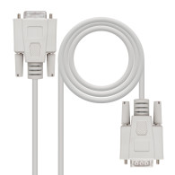 CABLE SERIE NULL MODEM DB9M-DB9H 1.8 M NANOCABLE 10.14.0502