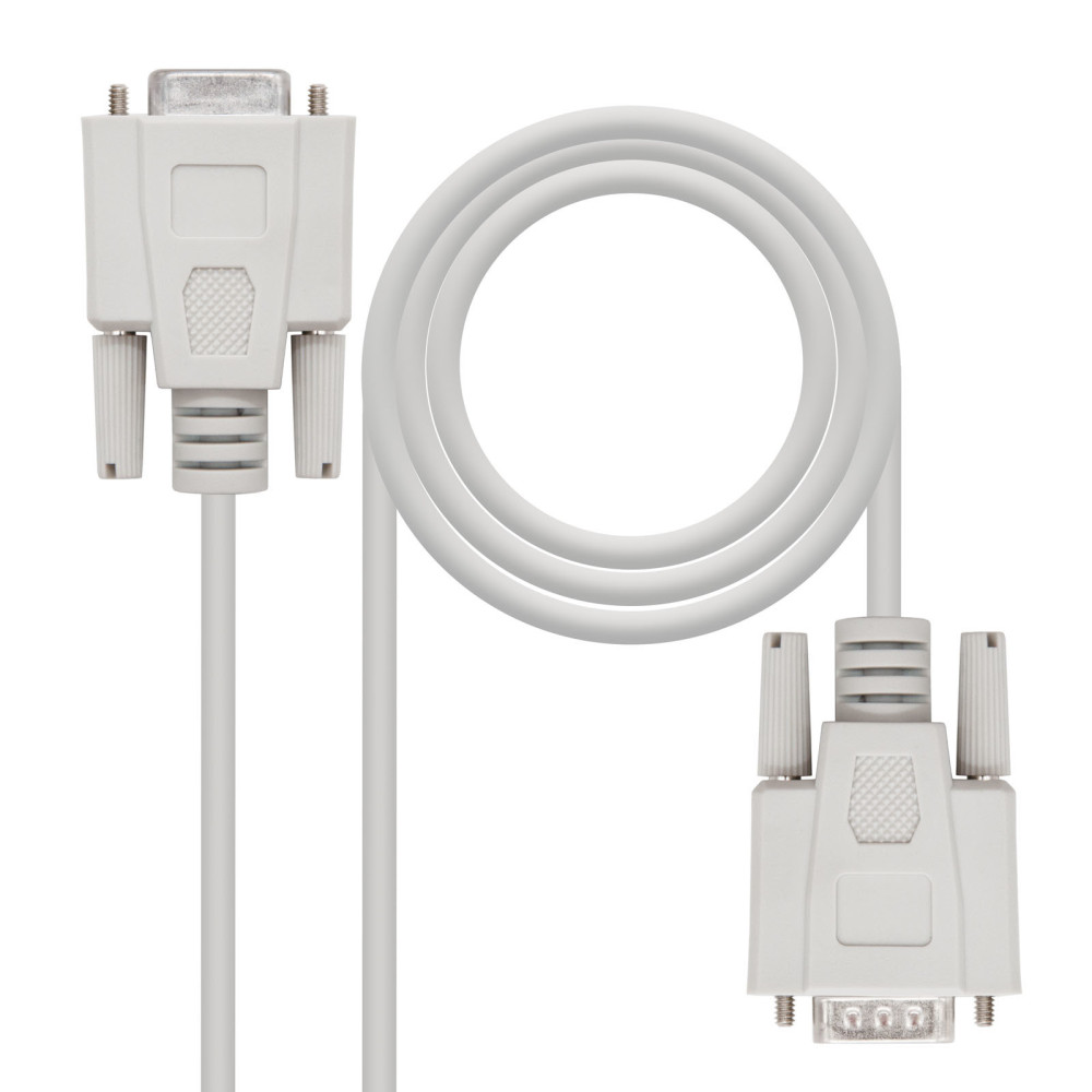 CABLE SERIE NULL MODEM DB9M-DB9H 1.8 M NANOCABLE 10.14.0502